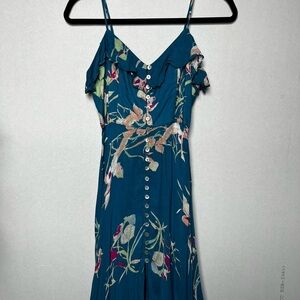 Urban Outfitters Blue Floral Maxi Dress